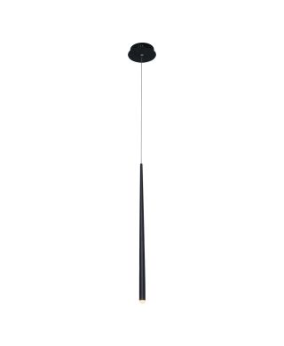 Led Hängeleuchte Höhenverstellbar aus Acryl Aluminium in Schwarz/Weiß