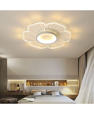 Led Deckenlampe Blume Design aus Eisen Acryl