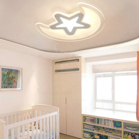 Led Deckenlampe aus Acryl in Weiß 38W