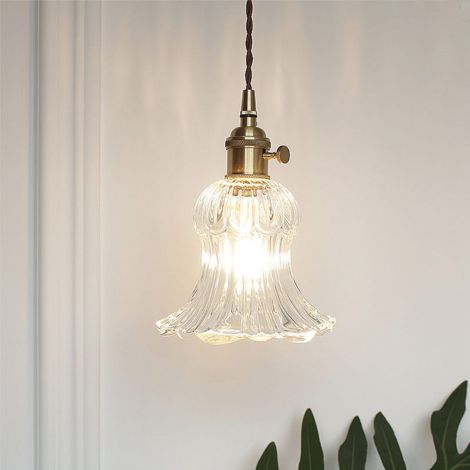 Esstischlampe Modern aus Glas 1 flammig
