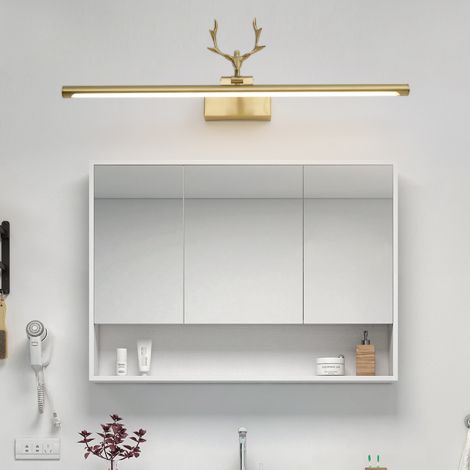 Led Wandleuchte aus Acryl Kupfer in Gold L40/50/70cm