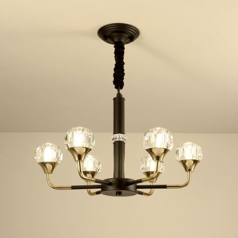 Kronleuchter aus Metall Kristall in transparent G9 6/8/10/12 flammig