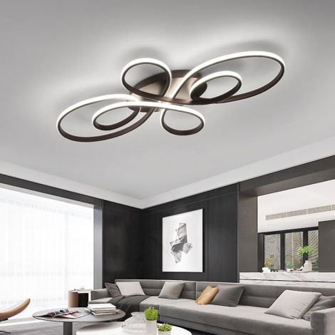 Moderne LED Deckenleuchte mit für Schlafzimmer und Essbereich