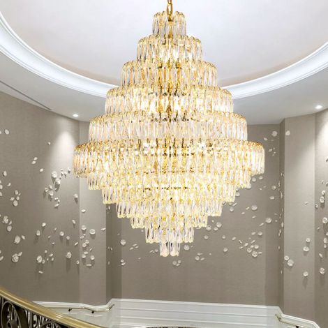 Moderne Rautenleuchte aus Kristall elegant