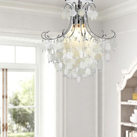 Muschel-Deckenleuchte aus Metall minimalistisch alle Räume