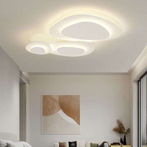 Led Deckenleuchte Dreieck Kombination Design aus Eisen und Silikagel