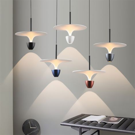 Led Pendelleuchte aus Aluminium 1 flammig für Schlafzimmer