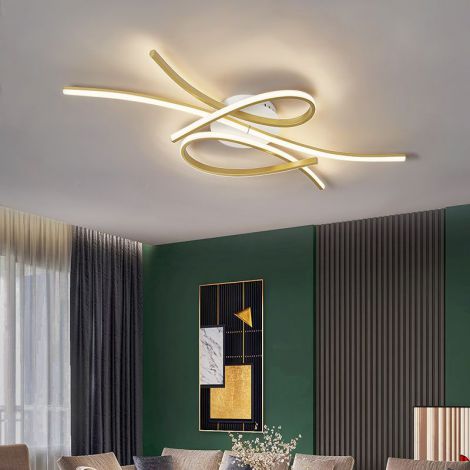 LED Moderne Deckenleuchte Schmetterling Design Aluminium