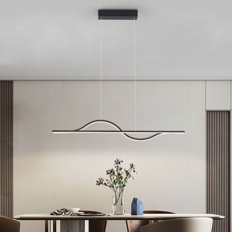 LED Moderne Pendelleuchte Wellenform Aluminium