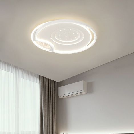 Runde Deckenleuchte Led mit Sterndesign