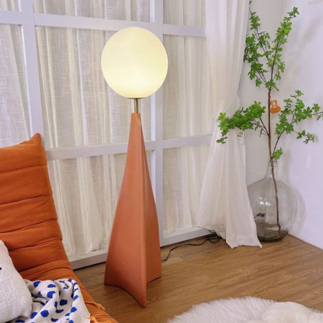 Stehleuchte aus Polyethylen Resin 1 flammig E27