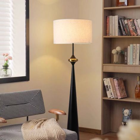 Stehleuchte aus Eisen Stoff Wabi-Sabi Stil 2 Farbe