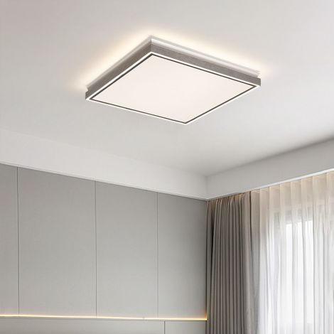 Led Deckenleuchte Vollspektrum mit Hilfslicht aus Acryl Quadrat