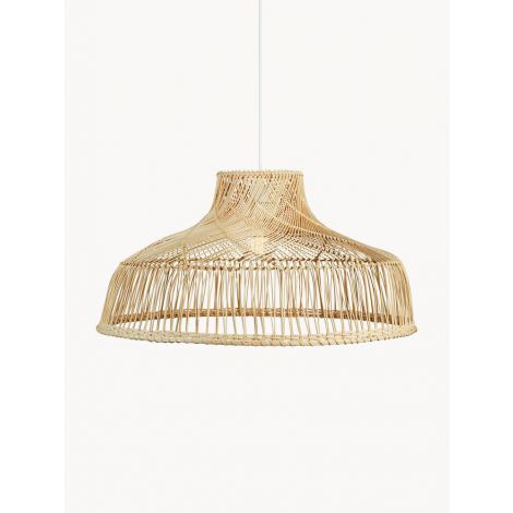 Hängeleuchte aus Rattan Metall