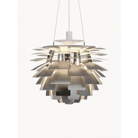 Pendelleuchte Artichoke in Silber aus Strahl