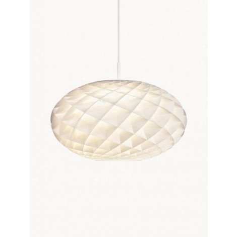 Ovale Pendelleuchte PVC Folie Schirm