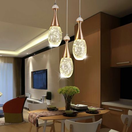 Luxus Pendel Leuchte Wohn Zimmer Hänge Beleuchtung ALU gebürstet Living-XXL 