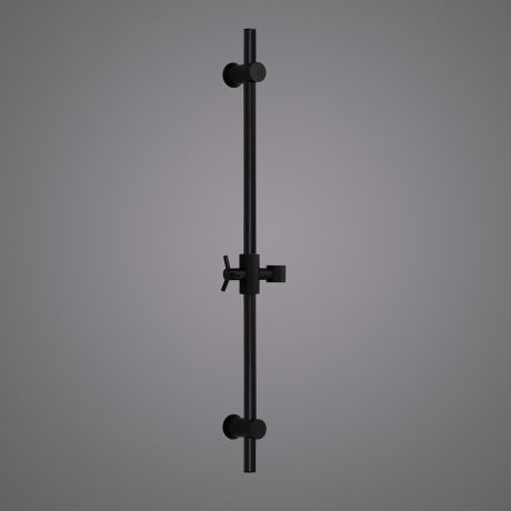 Brausestange aus Messing in Schwarz Höhe 69,5cm