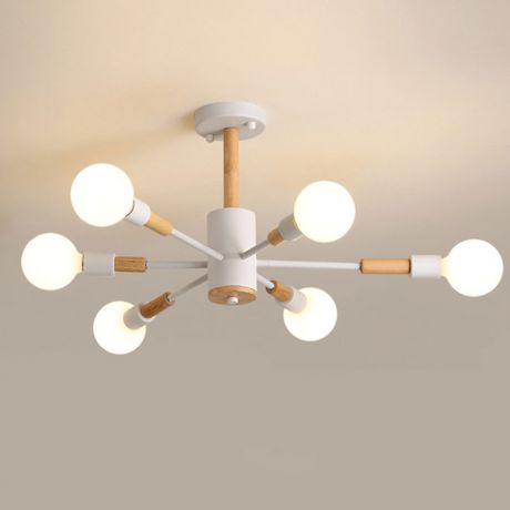 Natürlicher Massivholz-Pendeleuchter mit hoher Druckfestigkeit