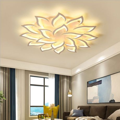 LED Deckenleuchte Blumen Design aus Acryl für Wohnzimmer