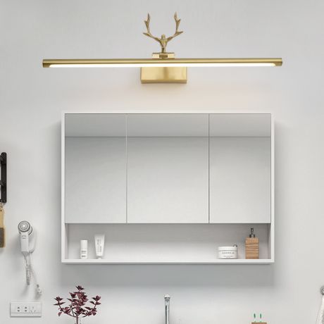 Led Wandleuchte aus Acryl Kupfer in Gold L40/50/70cm