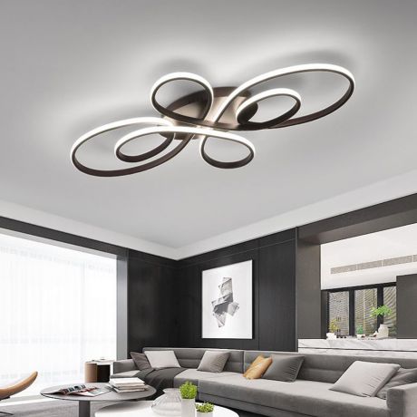 Moderne LED Deckenleuchte mit für Schlafzimmer und Essbereich