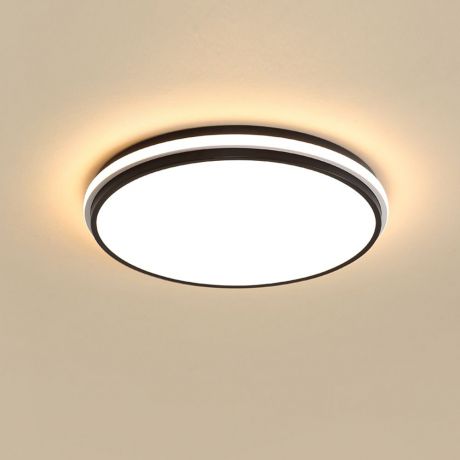 Moderne LED Deckenleuchte Oval für Wohnzimmer