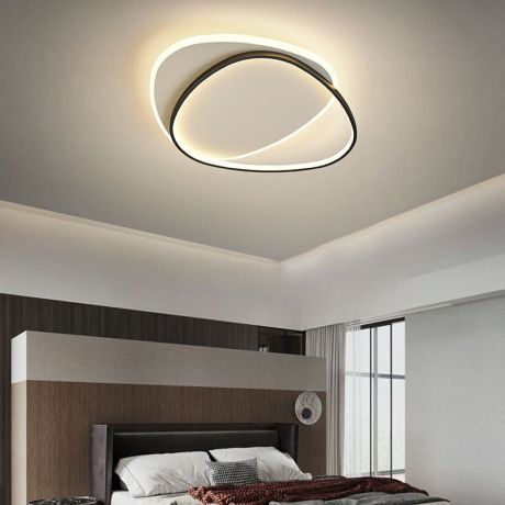 Led Deckenleuchte 2 flammig aus Eisen Minimalistisch