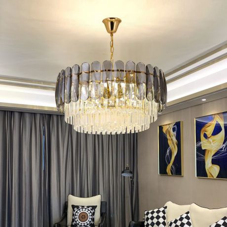 Erlesener Kristall-Kronleuchter mit luxuriösem Design 
