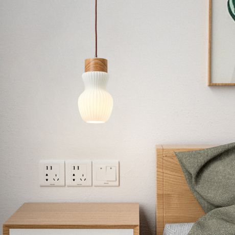 Japanische Pendelleuchte Glasflaschen Design einzigartig