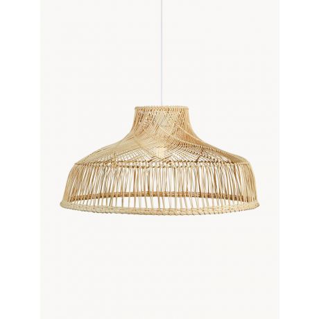 Hängeleuchte aus Rattan Metall