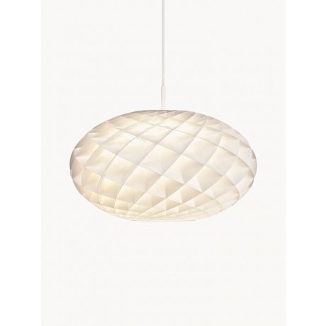 Ovale Pendelleuchte PVC Folie Schirm