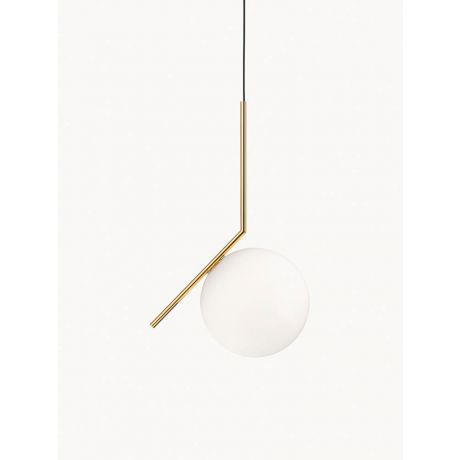 Pendelleuchte Glaskugel Mundgeblasen