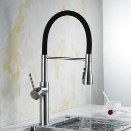 Spültischarmatur Einhebelmischer aus Messing Gebürstet