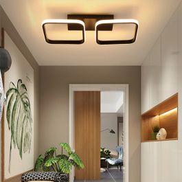 Led Deckenleuchte Quadrat Design 2/3 flammig